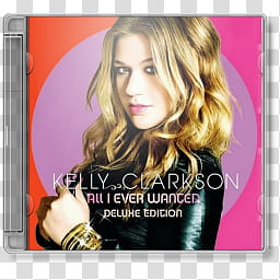 CD Case Collection K , KELLY CLARKSON, All I ever wanted_x- transparent background PNG clipart