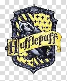 Hufflepuff logo badge print transparent background PNG clipart