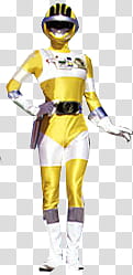 Series  Bioman Yellow Ranger transparent background PNG clipart