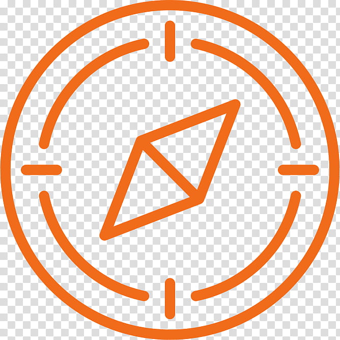 Map Compass, Navigation, Gps Navigation Systems, Cardinal Direction, Orange, Line, Circle, Symbol transparent background PNG clipart