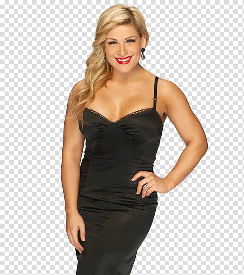 Natalya in black  transparent background PNG clipart