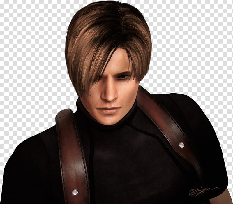 realistic Leon Kennedy RE  transparent background PNG clipart