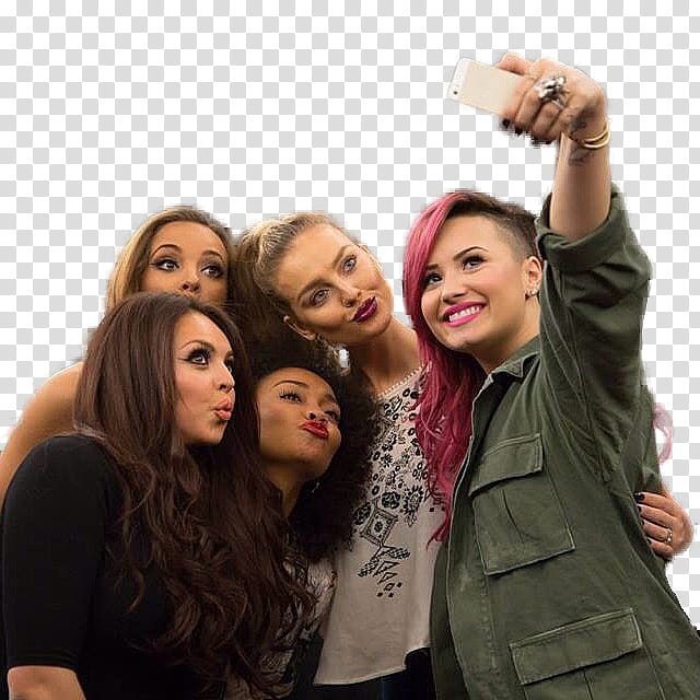 Demi Lovato and Little Mix transparent background PNG clipart