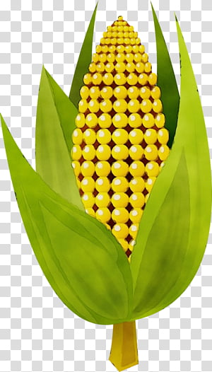 Watercolor Flower, Paint, Wet Ink, Corn On The Cob, Maize, Sweet Corn, Candy Corn, Cereal transparent background PNG clipart thumbnail