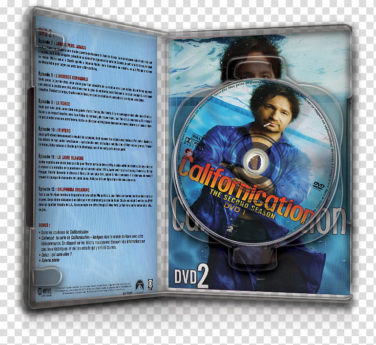 DvD Case Icon Special , Californication Saison  DvD Case Open transparent background PNG clipart