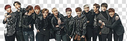 EXO PART TWO  S, K-POP group transparent background PNG clipart