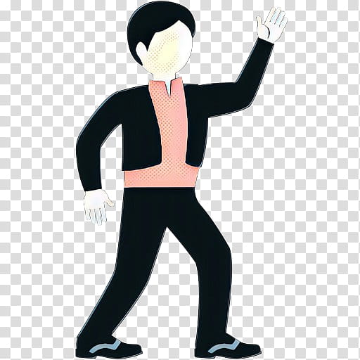 cartoon standing arm gesture, Pop Art, Retro, Vintage, Cartoon, Finger, Thumb transparent background PNG clipart