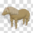 Spore creature Shetland Pony , standing brown and gray -legged animal illustration transparent background PNG clipart
