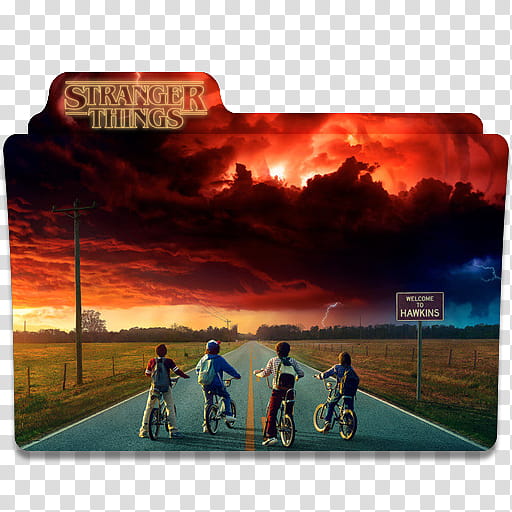 Stranger Things Series Folder Transparent Background Png Clipart