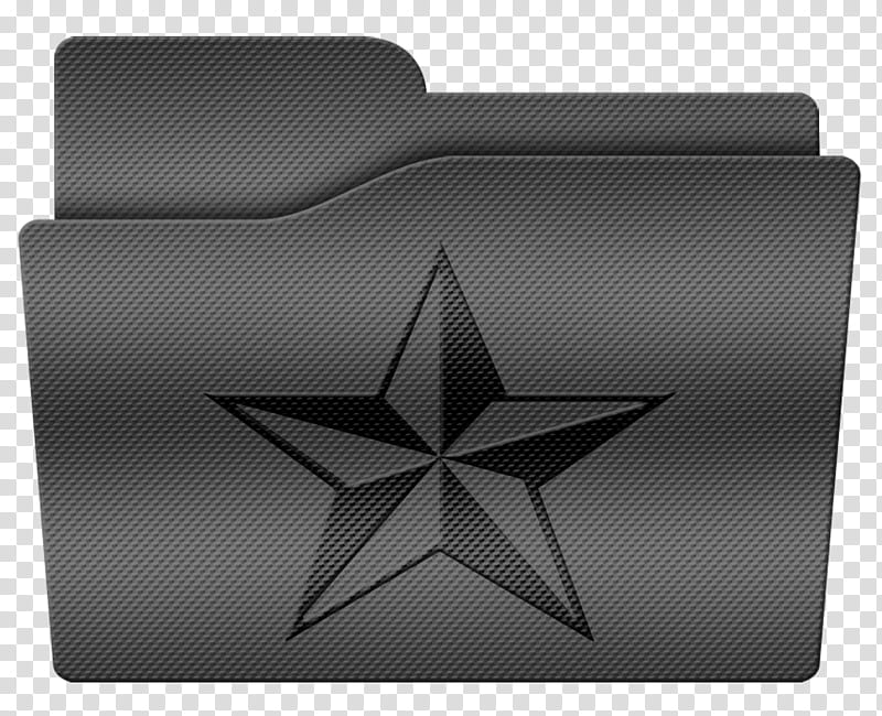 Dark fiber folder, black star folder transparent background PNG clipart