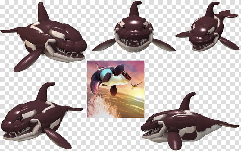 Spore Creature: Killer Whale (Hungry Shark World) transparent background PNG clipart