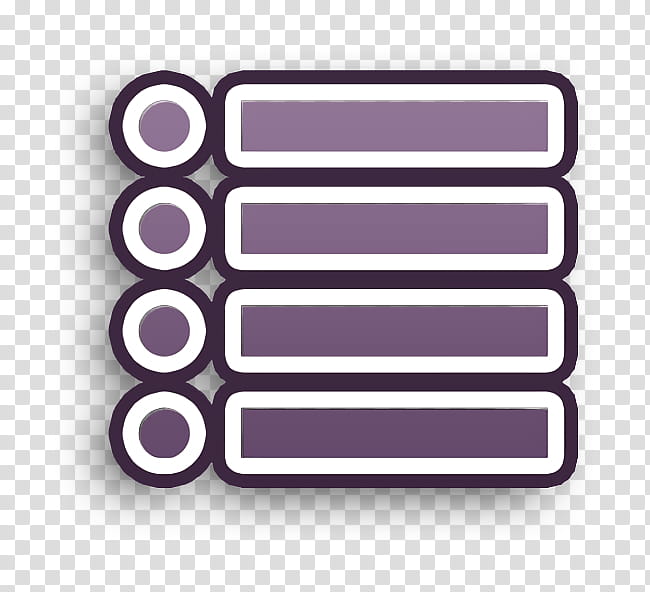 list icon, Line, Text, Violet, Logo, Rectangle, Label transparent background PNG clipart