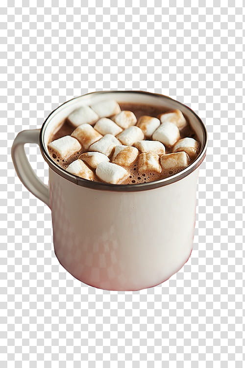 , cup of choco with marshmallows transparent background PNG clipart