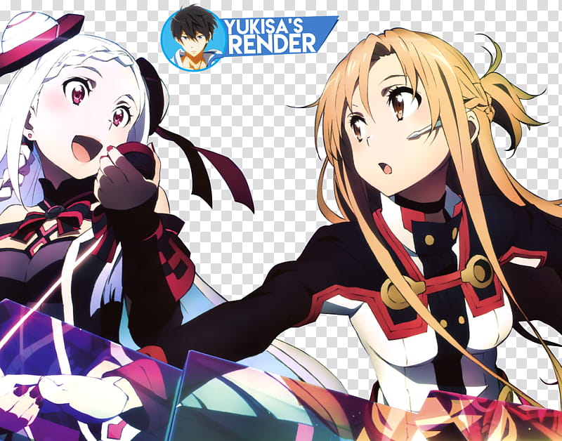 SAO Movie Yuna and Asuna transparent background PNG clipart