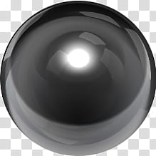 FREE MatCaps, black sphere illustration transparent background PNG clipart