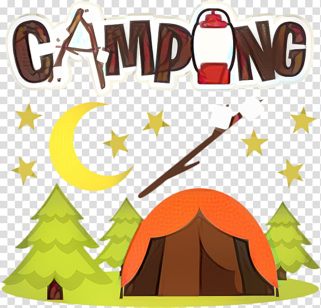 Christmas Tree, Camping, Campsite, Smore, Campervans, Tent, Christmas Eve transparent background PNG clipart