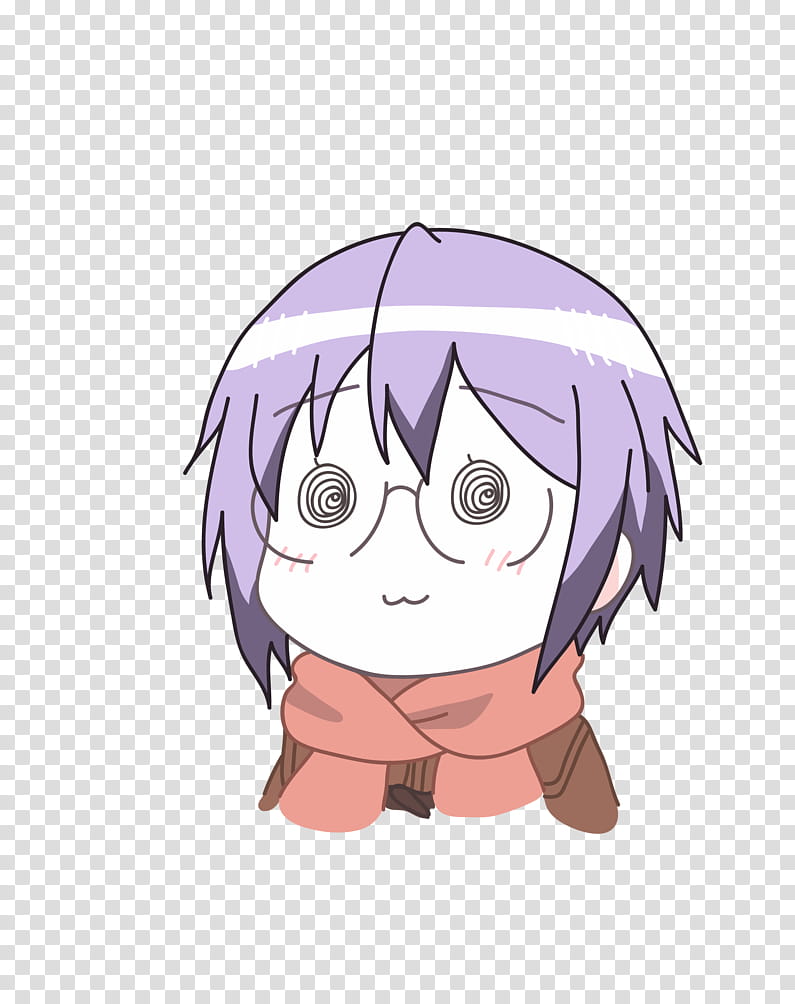 Nagato Yuki being cute~ transparent background PNG clipart