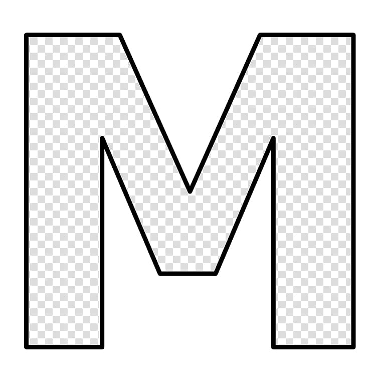Moldes, black M letter transparent background PNG clipart