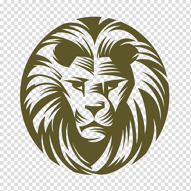 Lion, Logo, Symbol, Lion Head Symbol Of Singapore, Silhouette, Circle transparent background PNG clipart