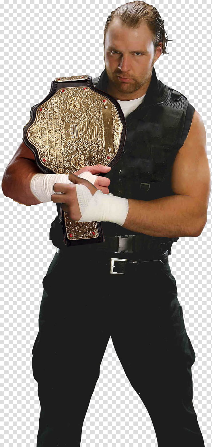 Dean Ambrose as World Heavyweight Champion transparent background PNG clipart