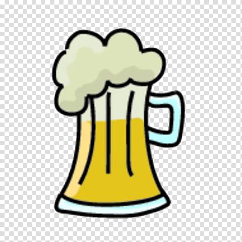 Beer, Drawing, Bottle, Area, Yellow, Hand, Line, Drinkware transparent background PNG clipart