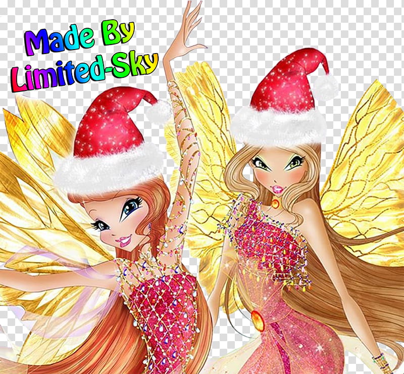 World of Winx Bloom Flora Christmas Dreamix transparent background PNG clipart