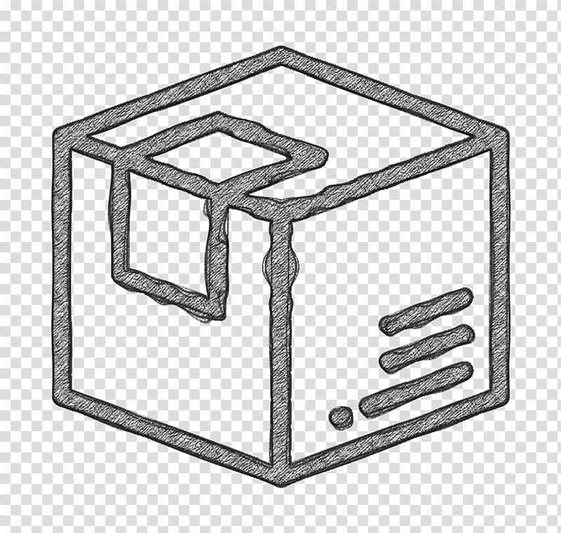 Box icon Shipping & Delivery icon, Shipping Delivery Icon, Table, Square, Symbol, Metal transparent background PNG clipart
