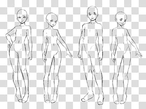 FU Base Pose , human body outline transparent background PNG clipart