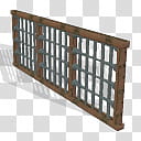 Spore Building Net fence , brown wooden panel window transparent background PNG clipart