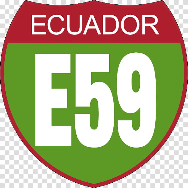 Street Sign, Ecuador Highway 25, Ecuador Highway 491, Ecuador Highway 5, Road, Logo, Green, Text transparent background PNG clipart