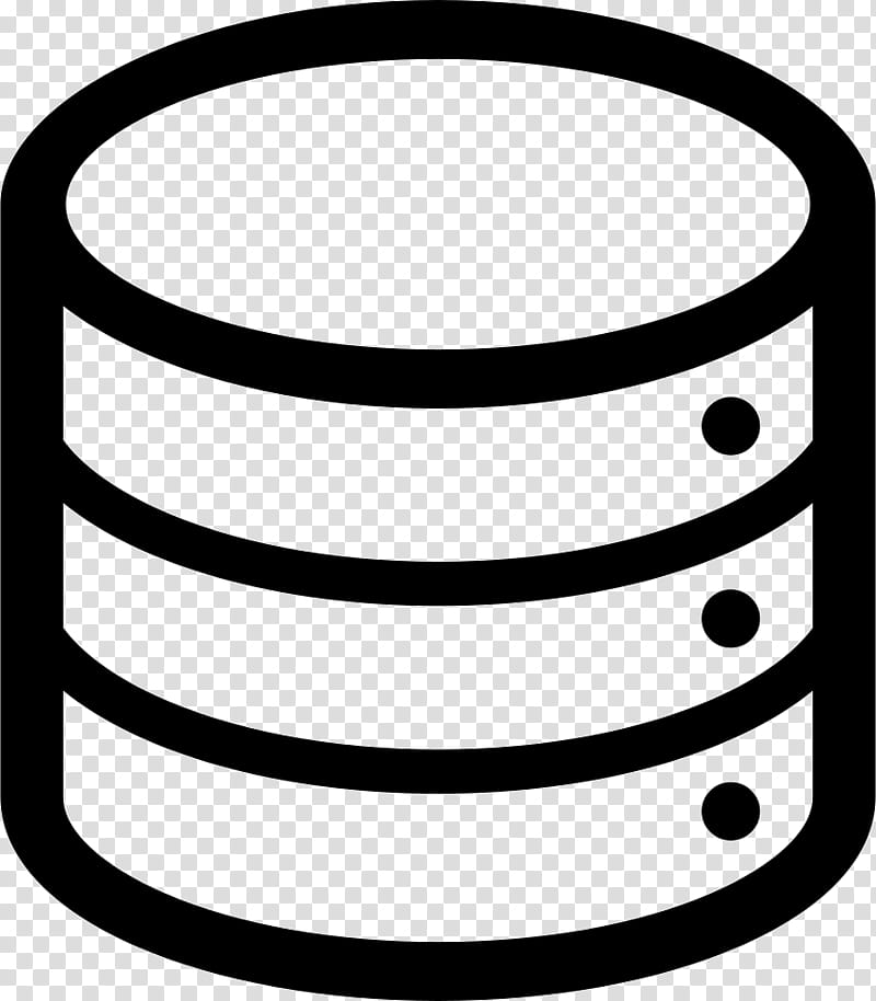 Icon Database, Data Storage, Share Icon, Computer Data Storage, Black And White
, Line, Circle, Angle transparent background PNG clipart