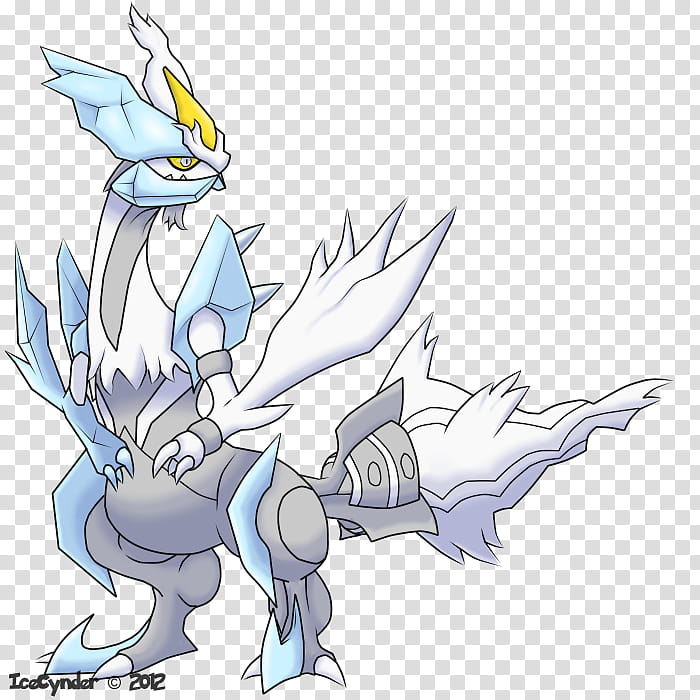 [OLD] White Forme Kyurem, Pokemon character illustration transparent background PNG clipart