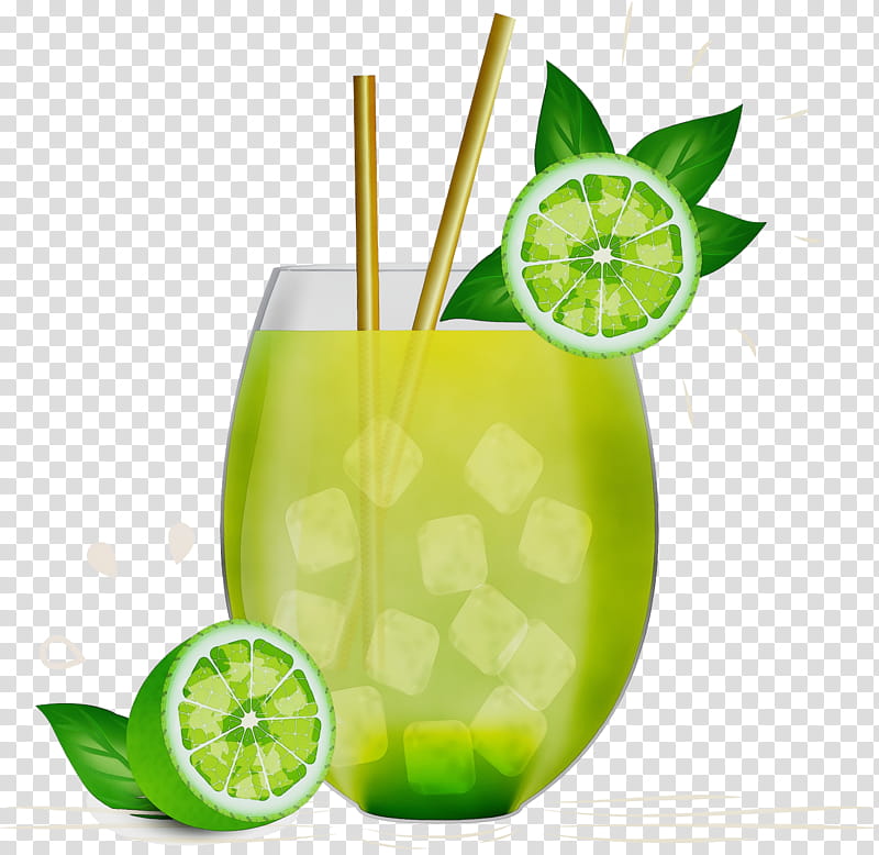 lime key lime lemon-lime drink limonana, Watercolor, Paint, Wet Ink, Lemonlime, Cocktail Garnish, Limeade, Lime Juice transparent background PNG clipart