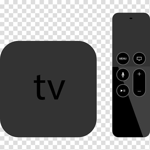 Tv, Apple Tv 4th Generation, Television, Remote Controls, Itunes Remote, Computer, Television Set, Black transparent background PNG clipart