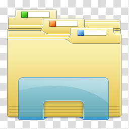 Windows  Folder Icons, win folder replacement transparent background PNG clipart