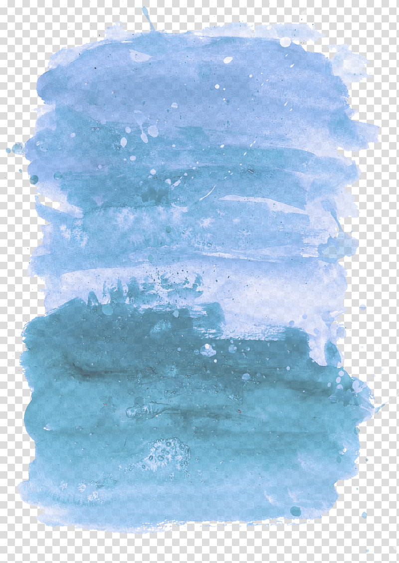 blue aqua turquoise water watercolor paint, Sky, Cloud transparent background PNG clipart