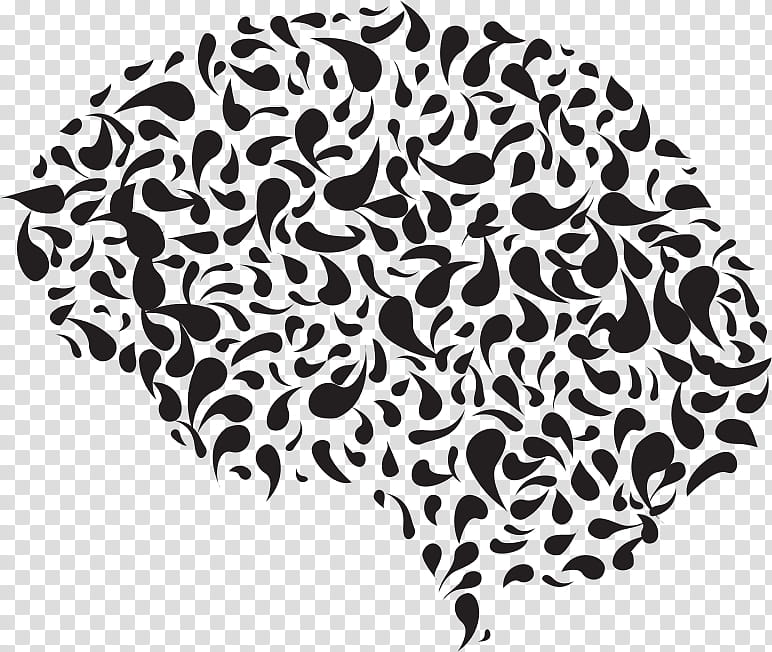 Brain, Human Brain, Neuron, Brain Initiative, Nervous System, Neuroscience, Black, Black And White transparent background PNG clipart