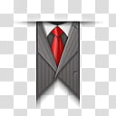 Ribbon Icons, preferences-desktop-theme, men's gray formal suit illustration transparent background PNG clipart