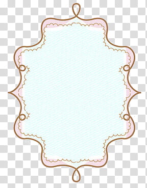 Cute Frames, white and pink frame art transparent background PNG clipart