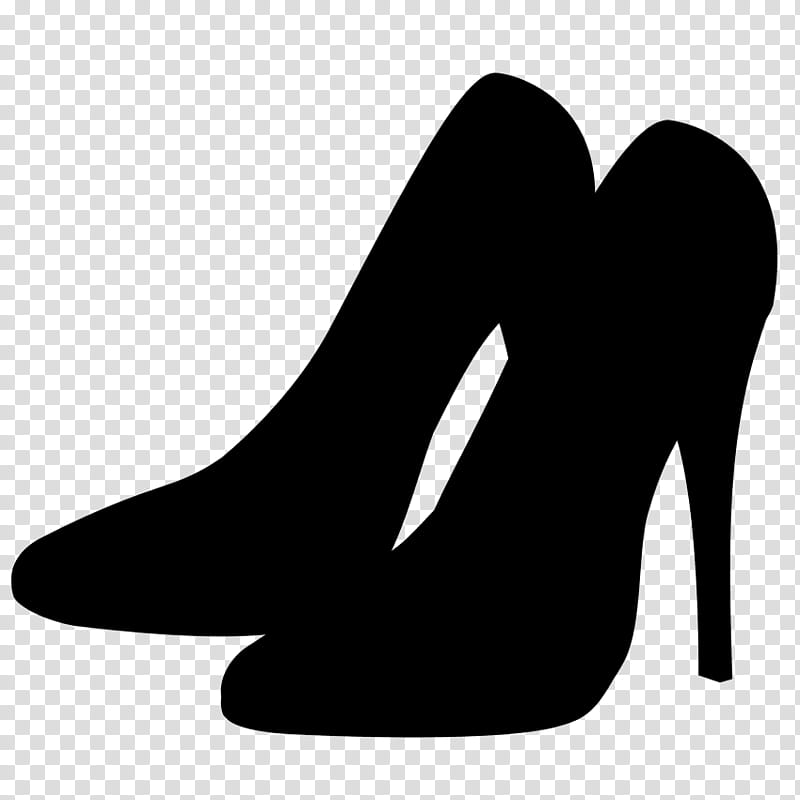 Shoe Footwear, Highheeled Shoe, Walking, Silhouette, Black M, High Heels, Line, Logo transparent background PNG clipart