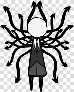 Slender Man PNG transparent image download, size: 604x453px