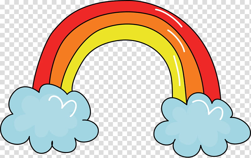 Look UP FREE set, rainbow illustration transparent background PNG clipart