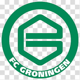 Team Logos, green FC Groningen logo transparent background PNG clipart