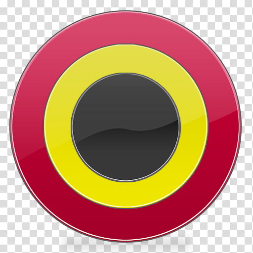 TRIX Icon Set, MS AntiSpyware, red, yellow, and black target illustration transparent background PNG clipart