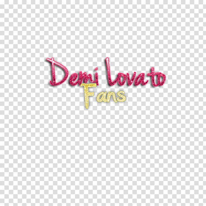 text demi lovato fans transparent background PNG clipart