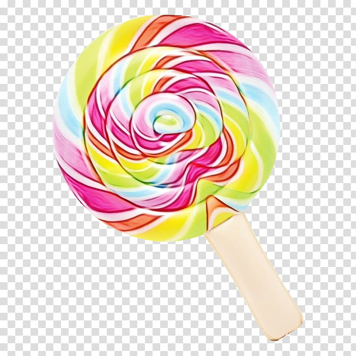 lollipop stick candy confectionery candy food, Watercolor, Paint, Wet Ink, Hard Candy transparent background PNG clipart