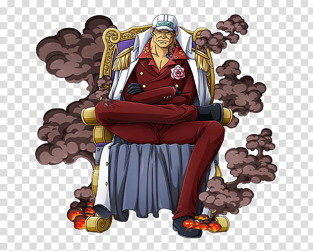 Sakazuki AKA Admiral Akainu, One Piece Akainu character transparent background PNG clipart