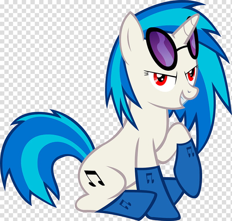 Vinyl Scratch Likes Her Socks, white and blue unicorn transparent background PNG clipart