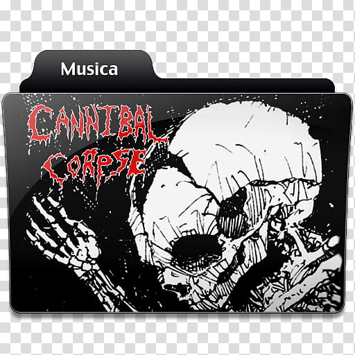Folder of my bands vol , cannibal corpse folder transparent background PNG clipart