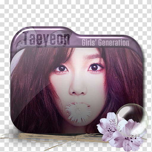 Taeny Folder Icon , Taeyeon  transparent background PNG clipart